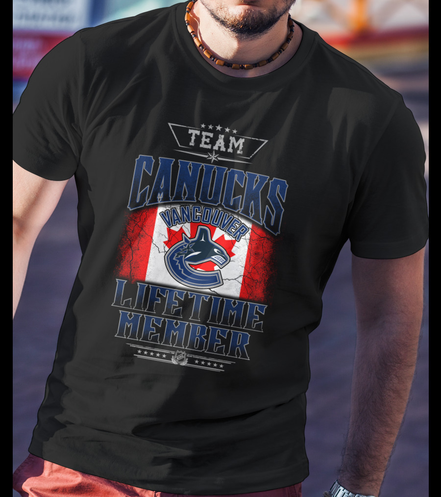 Team Canucks Vancouver Lifetime Member T-Shirt