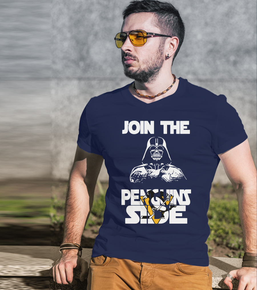 Join The Penguins Side T-Shirt