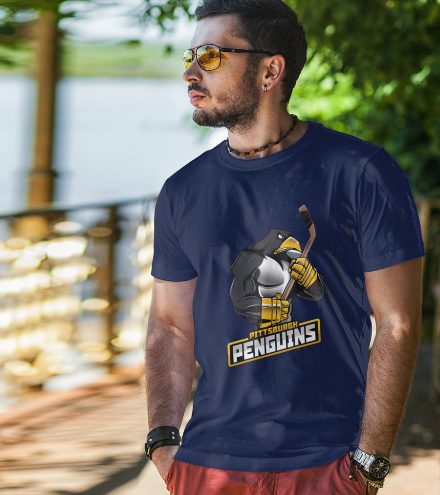 Pittsburgh Penguins Hockey Mascot T-Shirt
