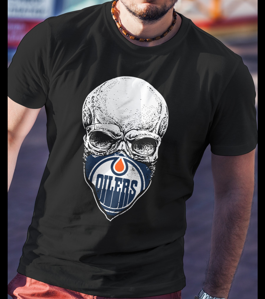 Edmonton Oilers Skull T-Shirt