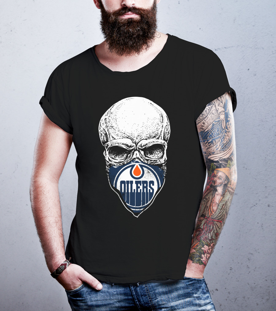 Edmonton Oilers Skull T-Shirt