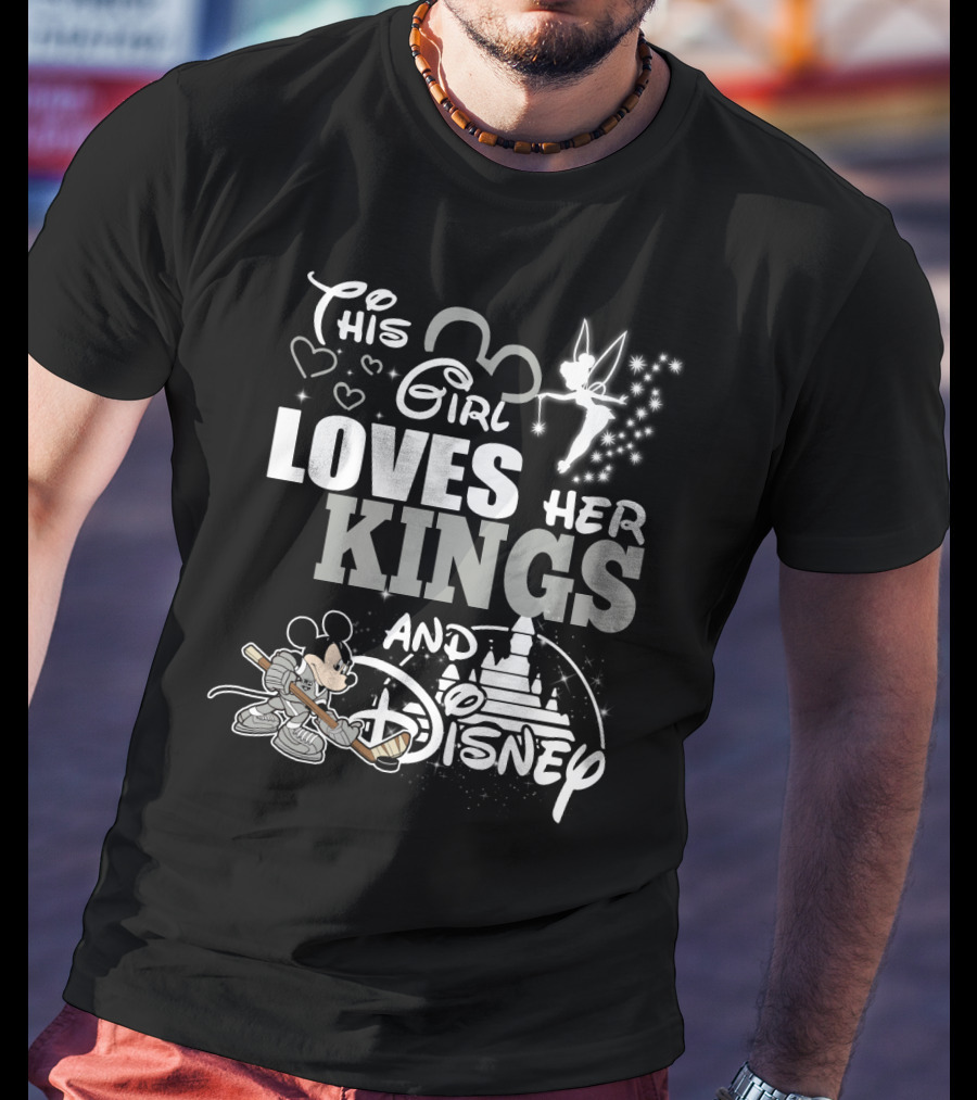 This Girl Loves Her Kings And Disney T-Shirt