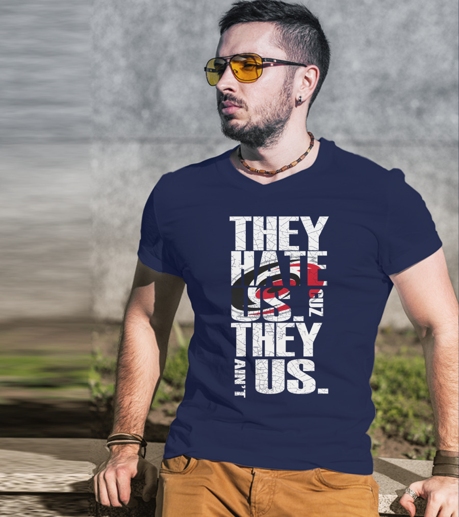 They Hate Us Cuz They Ain't Us Carolina Hurricanes T-Shirt