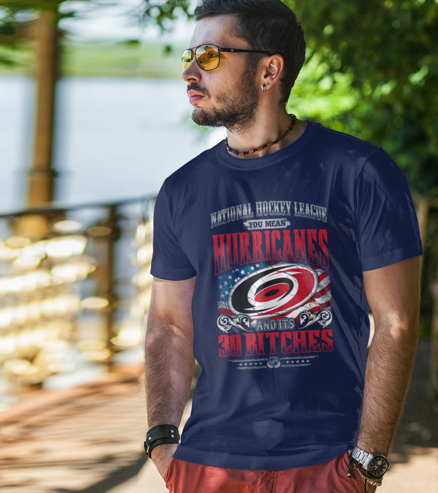 National Hockey League You Mean Hurricanes And Its 30 Bitches T-Shirt