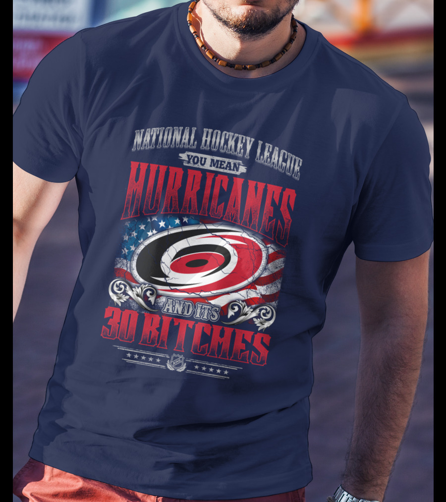 National Hockey League You Mean Hurricanes And Its 30 Bitches T-Shirt