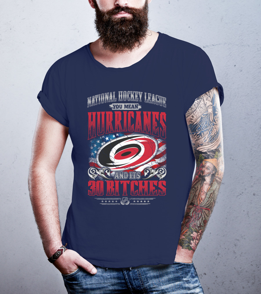 National Hockey League You Mean Hurricanes And Its 30 Bitches T-Shirt