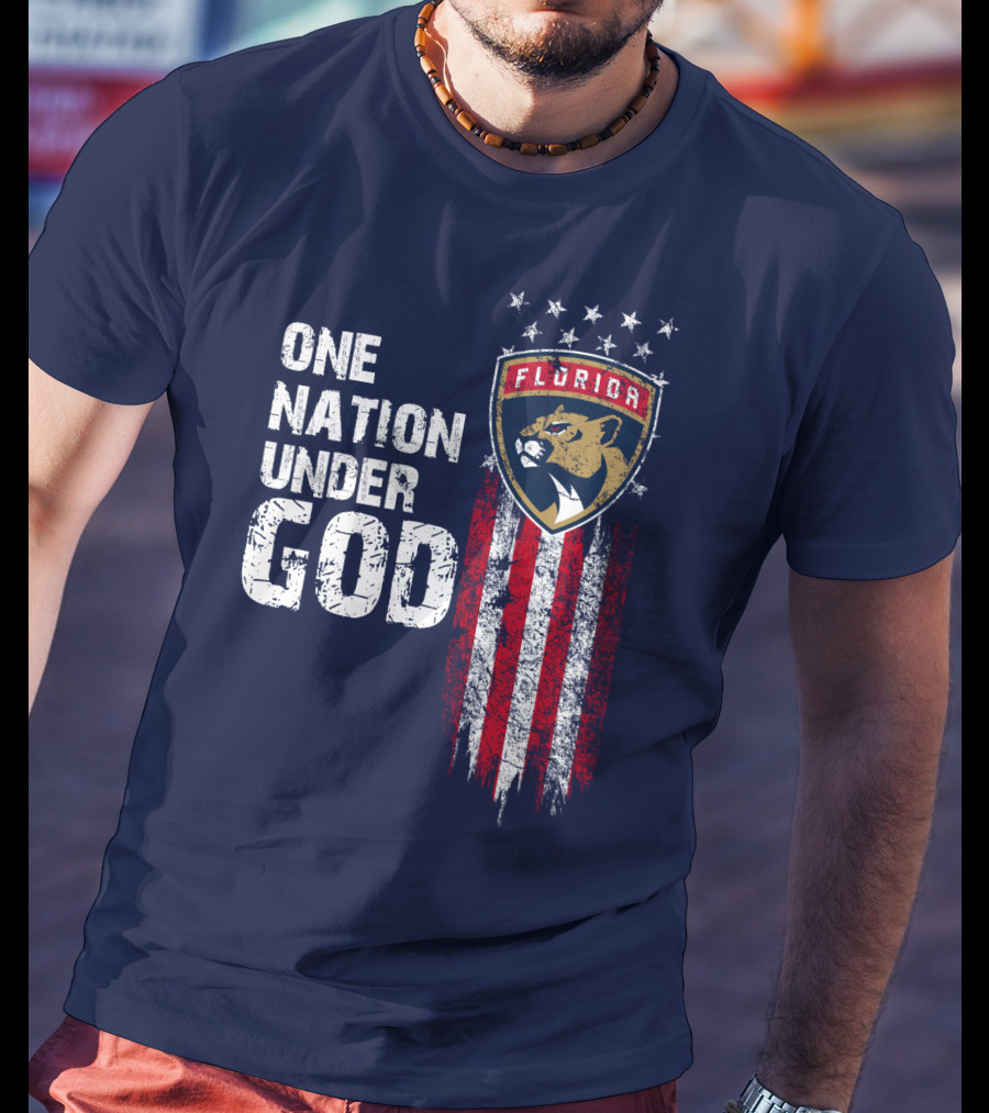 One Nation Under God Florida Panthers T-Shirt