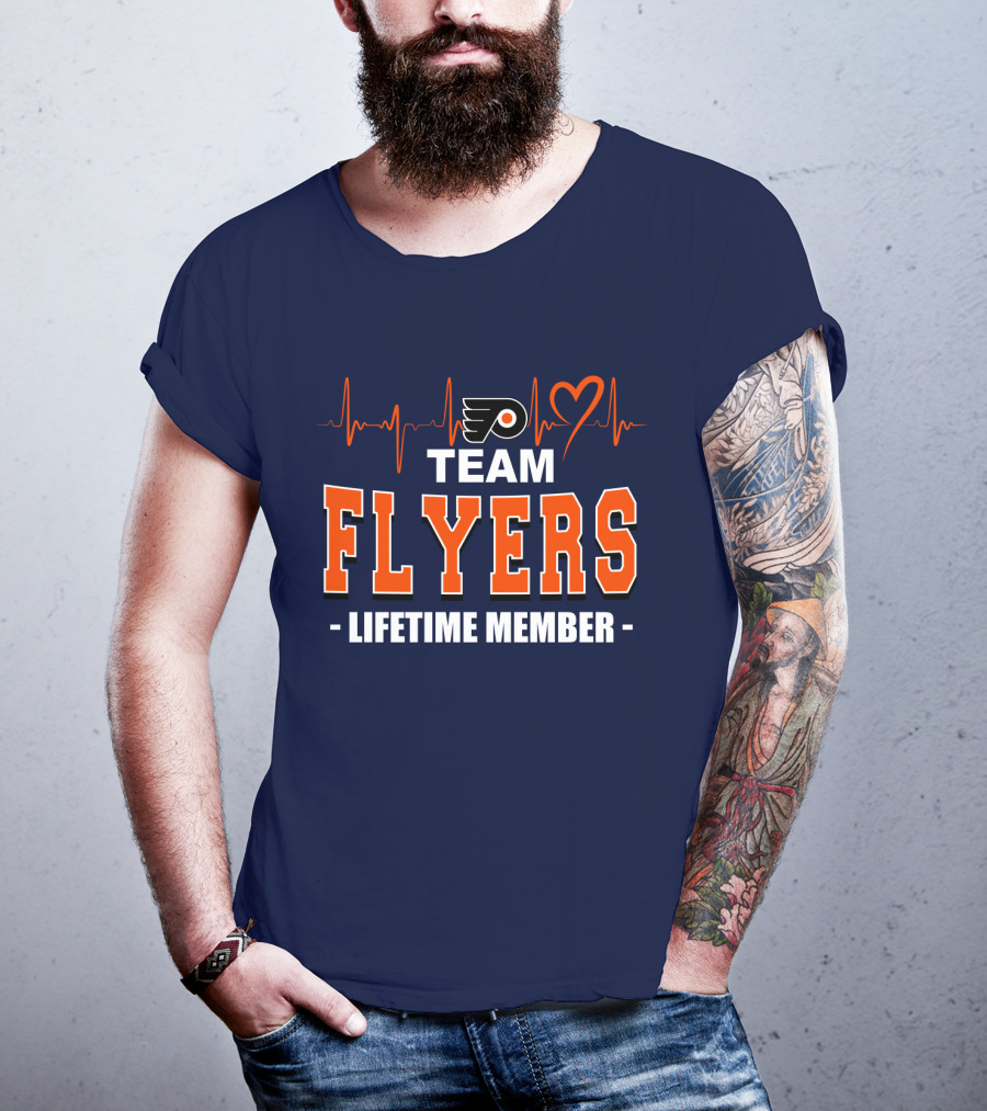 Team Flyers Philadelphia Lifetime Member T-Shirt