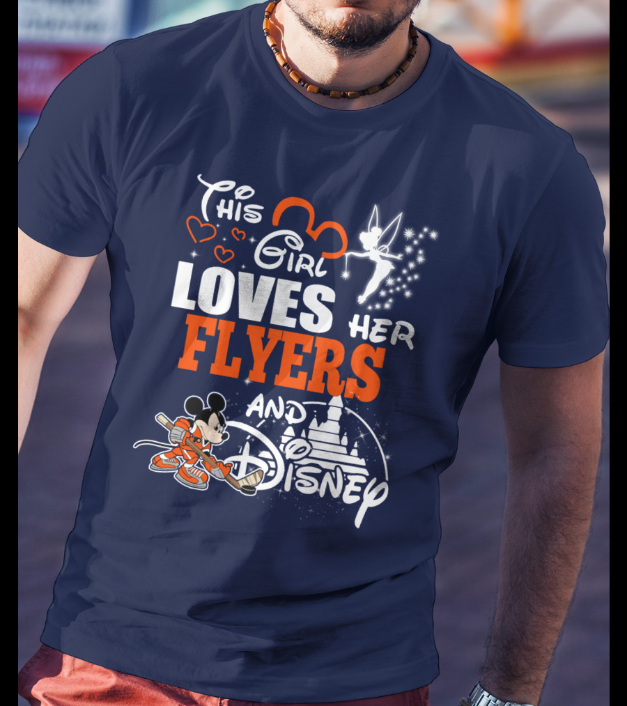 This Girl Loves Her Flyers And Disney T-Shirt