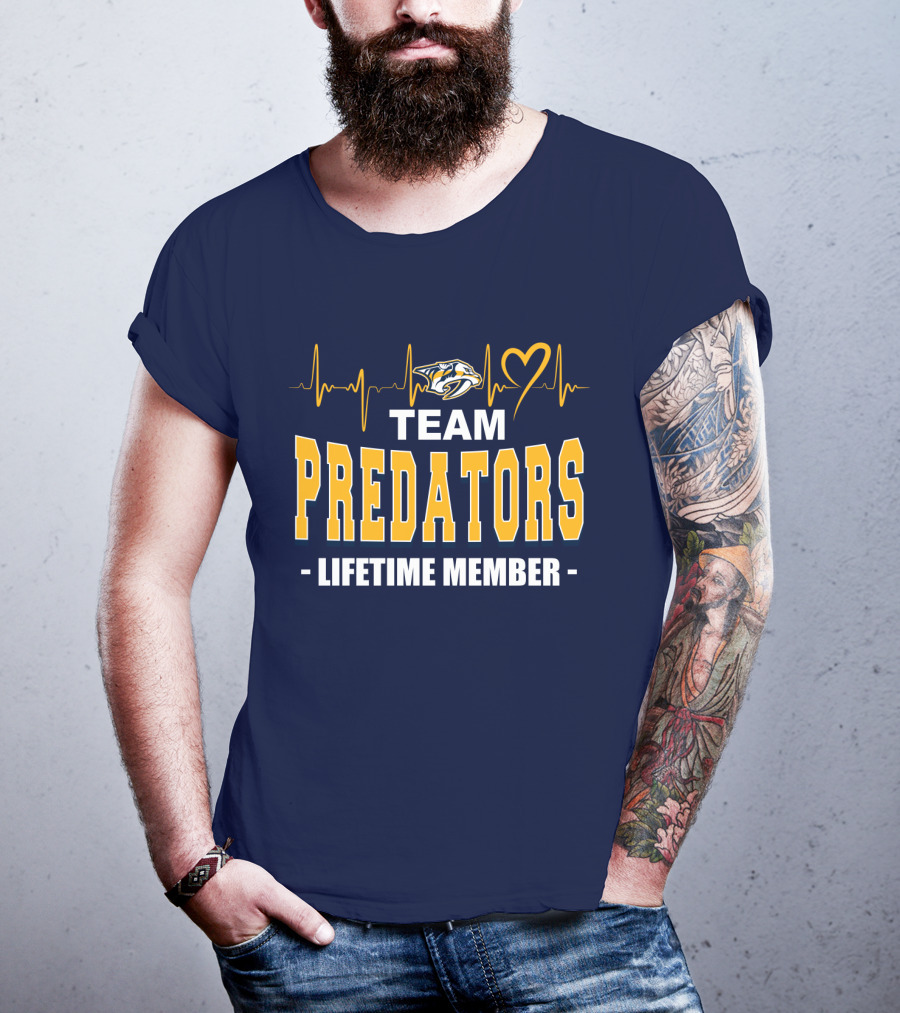 Team Predators Lifetime Member T-Shirt