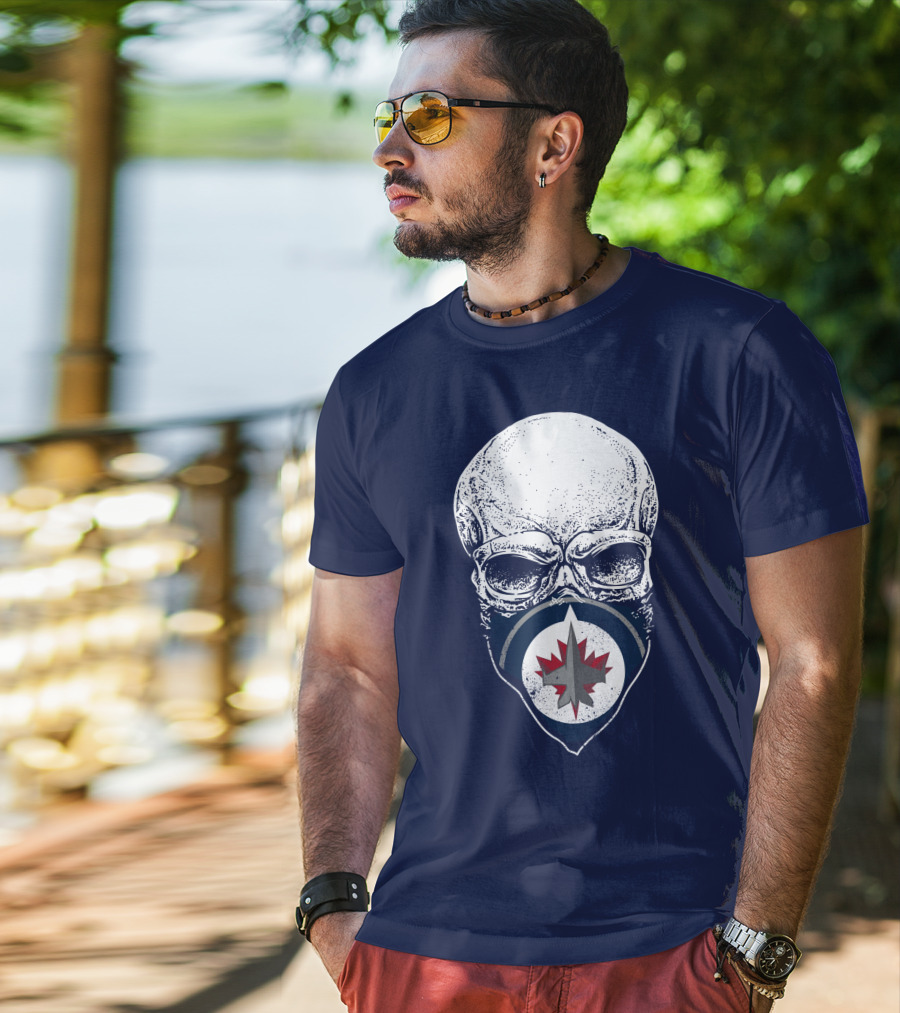 Winnipeg Jets Skull T-Shirt
