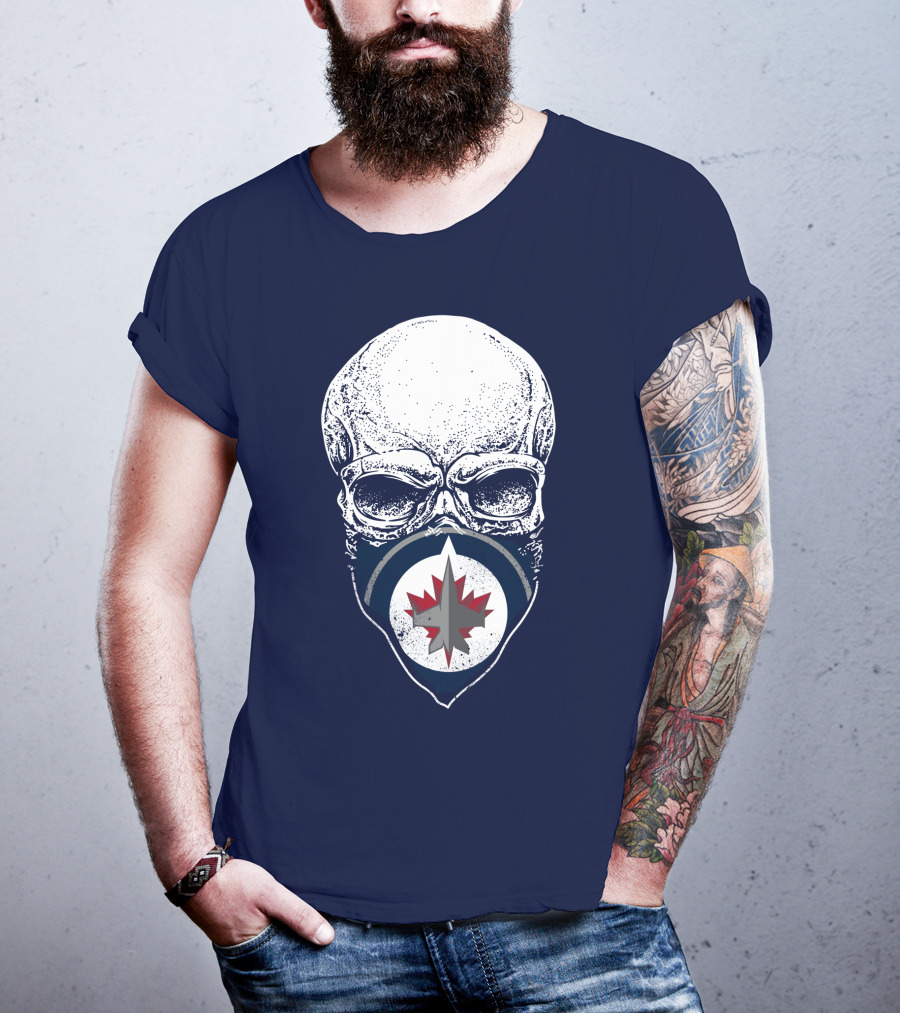 Winnipeg Jets Skull T-Shirt