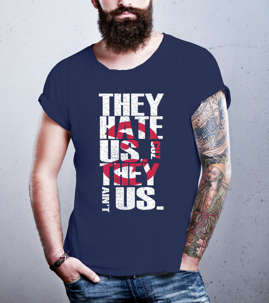They Hate Us Cuz They Ain't Us Atlanta Hawks T-Shirt