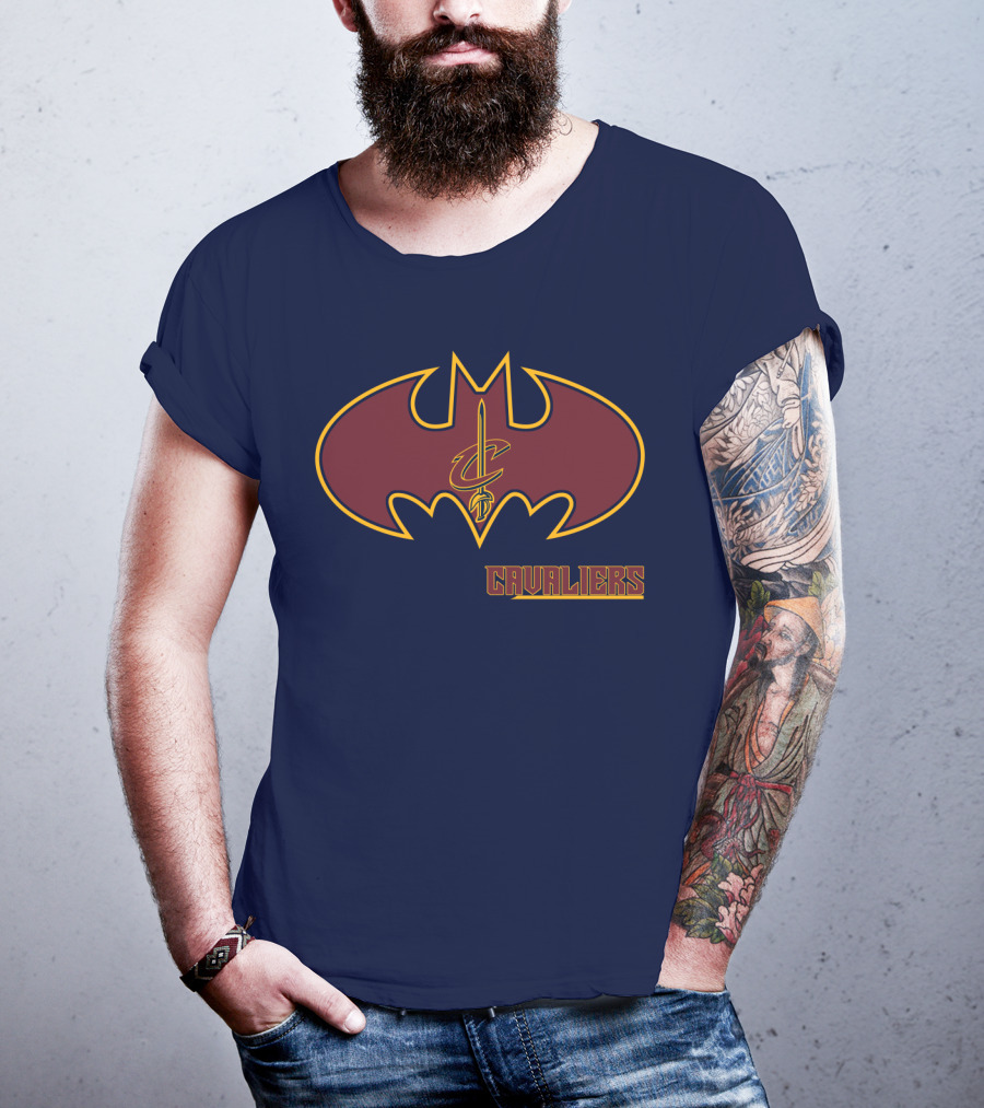 Cleveland Cavaliers Batman Logo Cavaliers T-Shirt