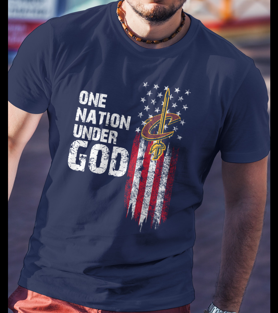 One Nation Under God Cleveland Cavaliers T-Shirt