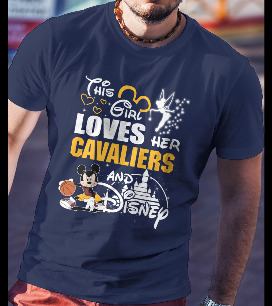 This Girl Loves Her Cavaliers And Disney T-Shirt