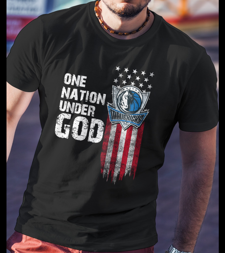 One Nation Under God Dallas Mavericks T-Shirt