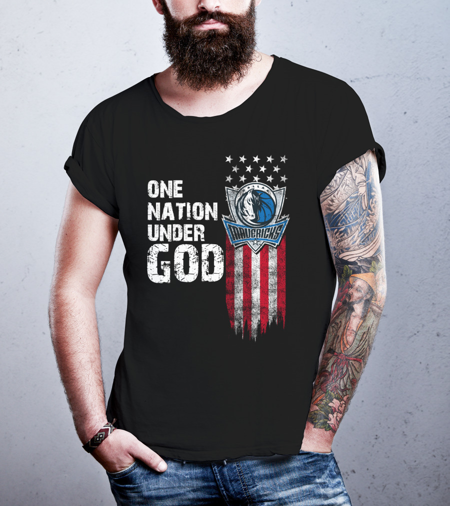 One Nation Under God Dallas Mavericks T-Shirt