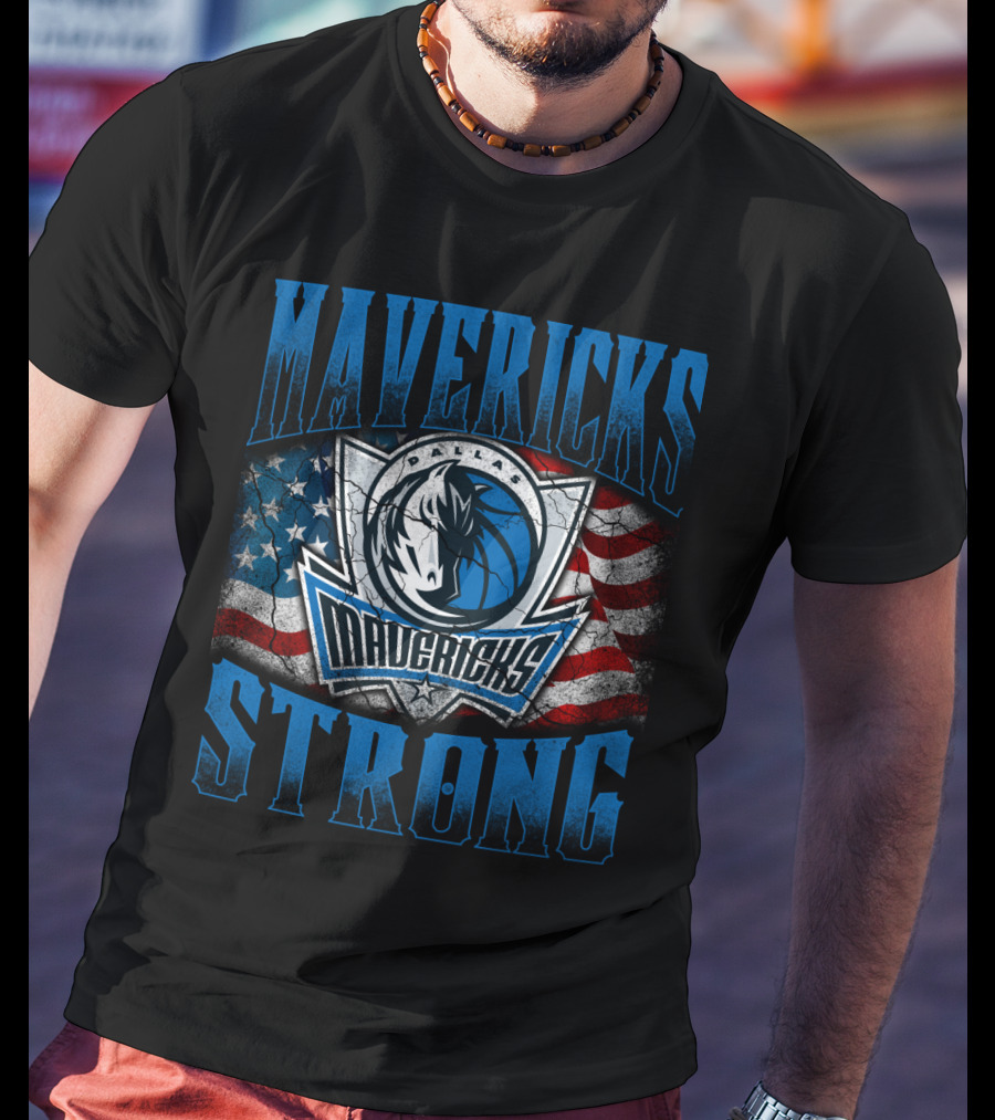 Mavericks Strong Dallas Flag T-Shirt