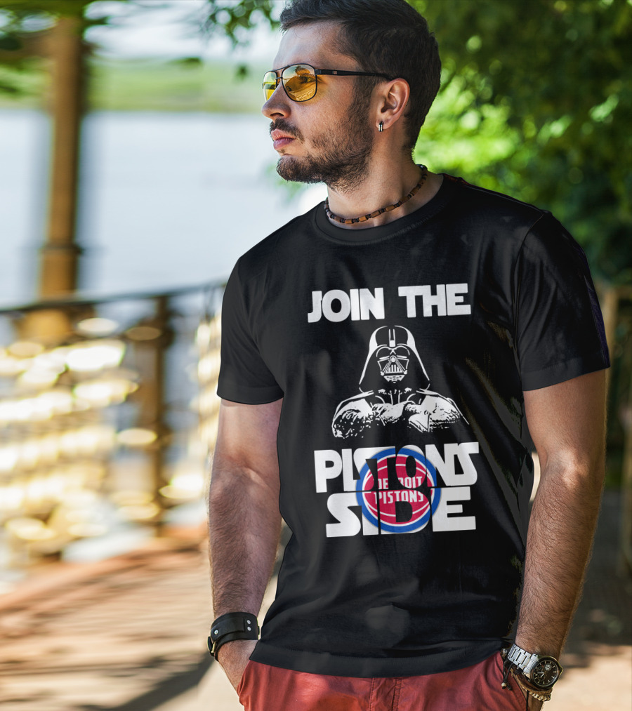 Join The Detroit Pistons Side T-Shirt