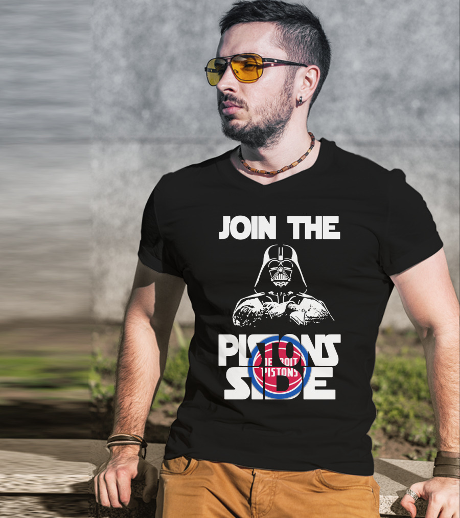 Join The Detroit Pistons Side T-Shirt