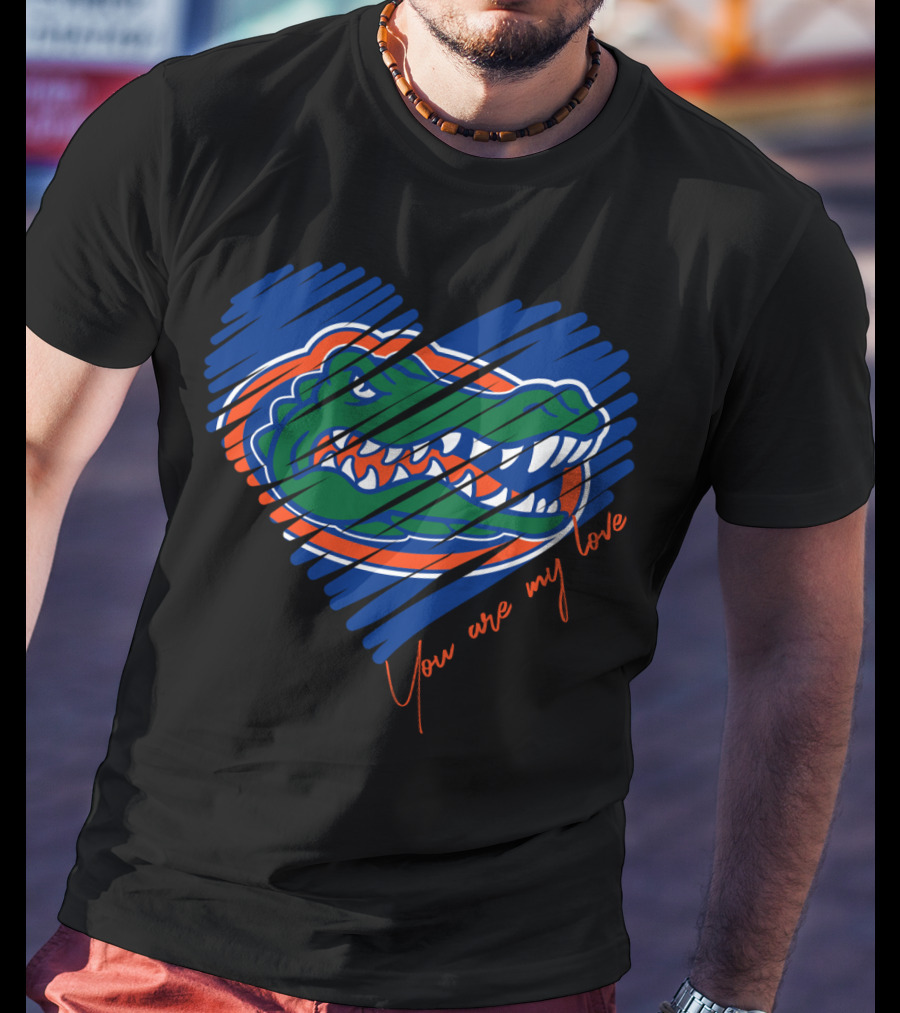 Florida Gators You Are My Love Heart T-Shirt