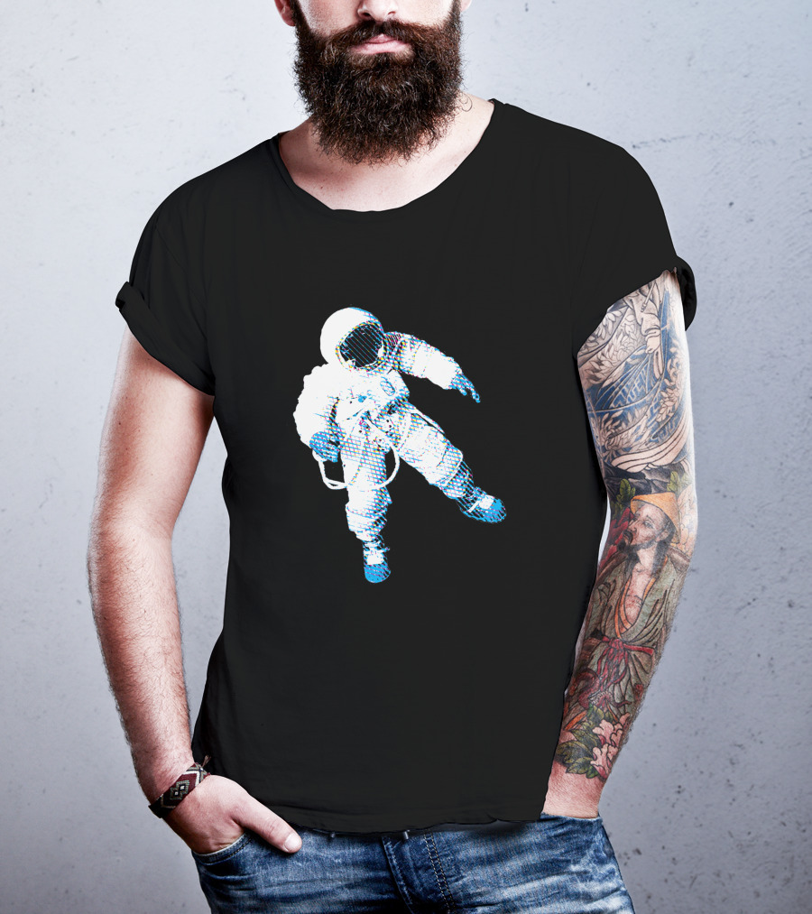 Astro 1015248 Astronaut Floating Spacesuit T-Shirt