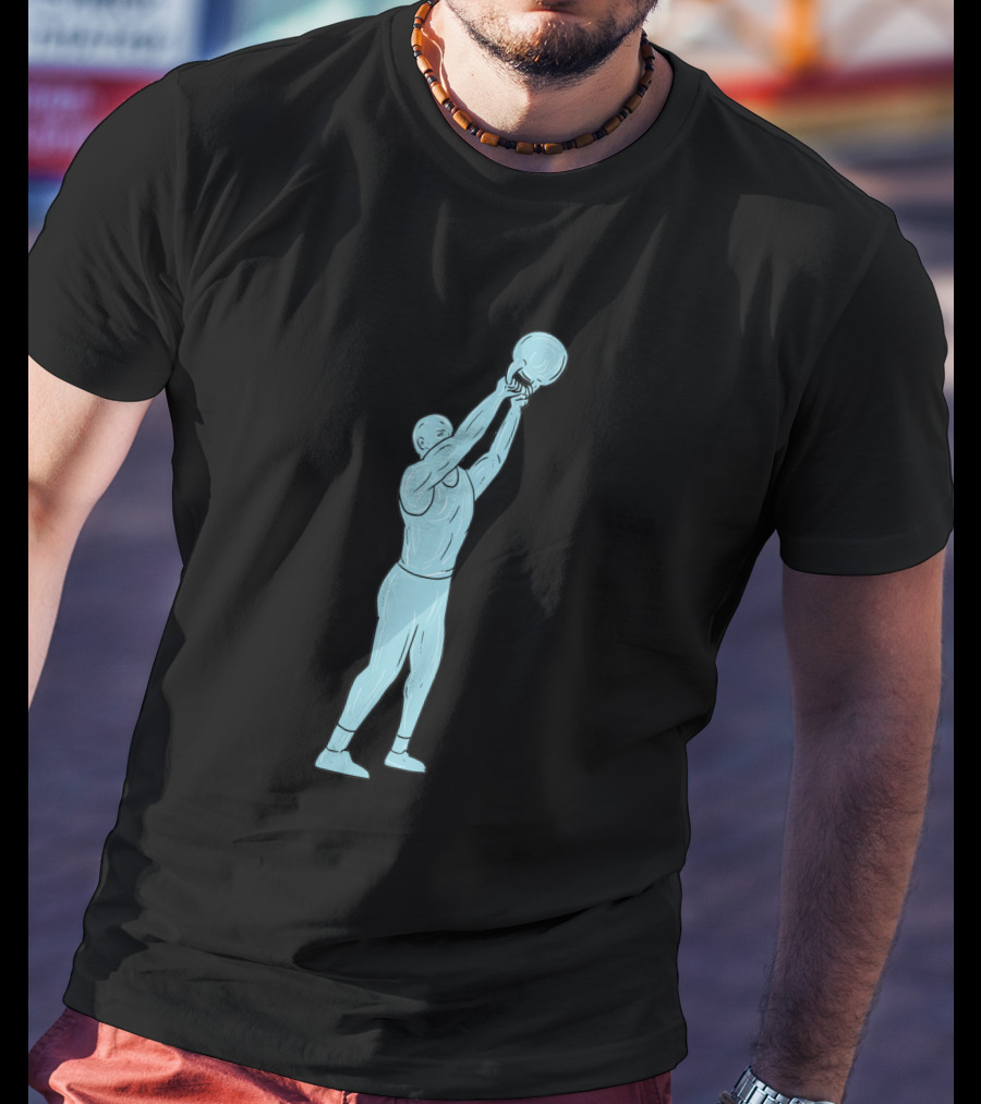 Kettlebell Swing Athlete Fitness Workout T-Shirt