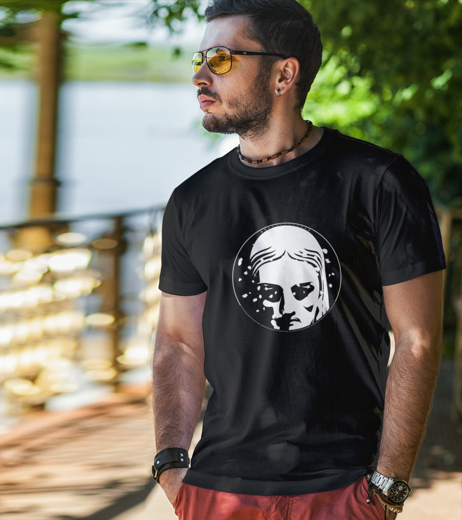 24 Corcovado Christ Face In A Snow Globe T-Shirt