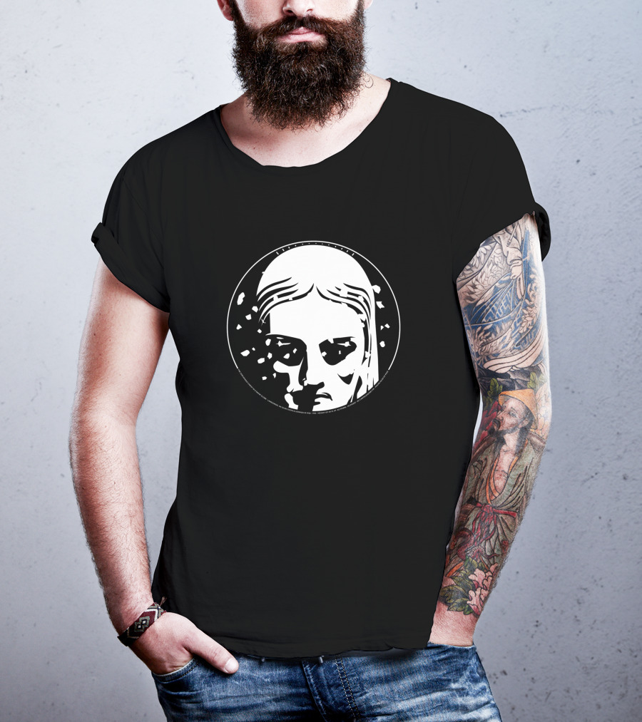 24 Corcovado Christ Face In A Snow Globe T-Shirt