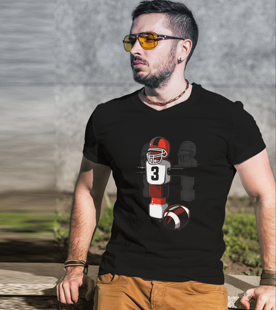 American Table Football 3 Player Foosball 665666 T-Shirt