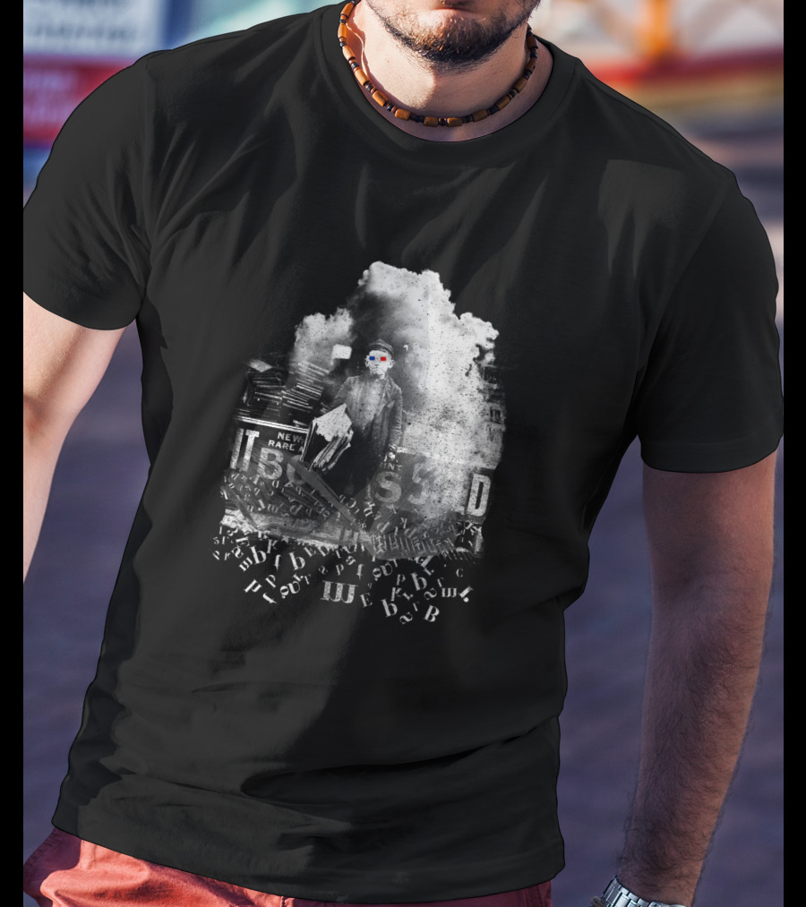 Ancient Geeks Rare Books III Spectacles Cloud Typography T-Shirt