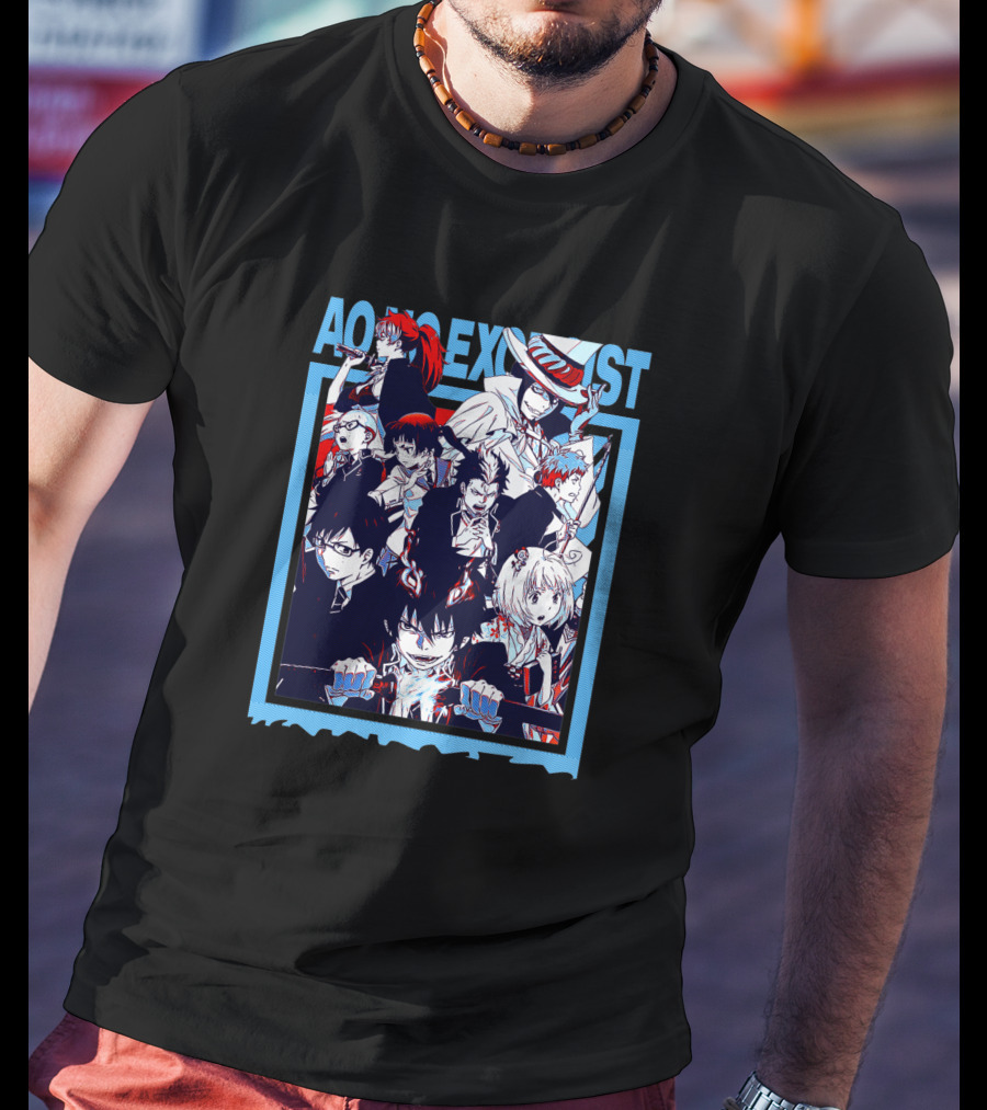 Ao No Exorcist 1477803 Anime Characters Collage T-Shirt