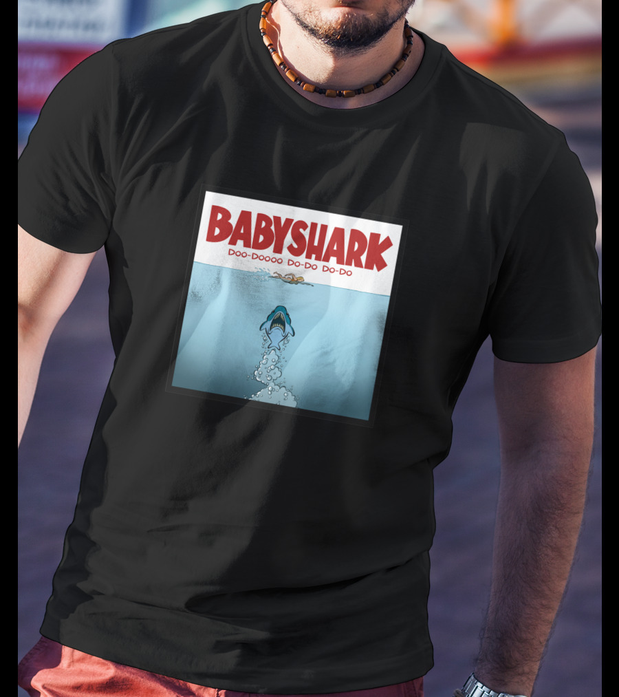 Baby Shark Doo-Doooo Do-Do Do-Do Parody Of Jaws T-Shirt