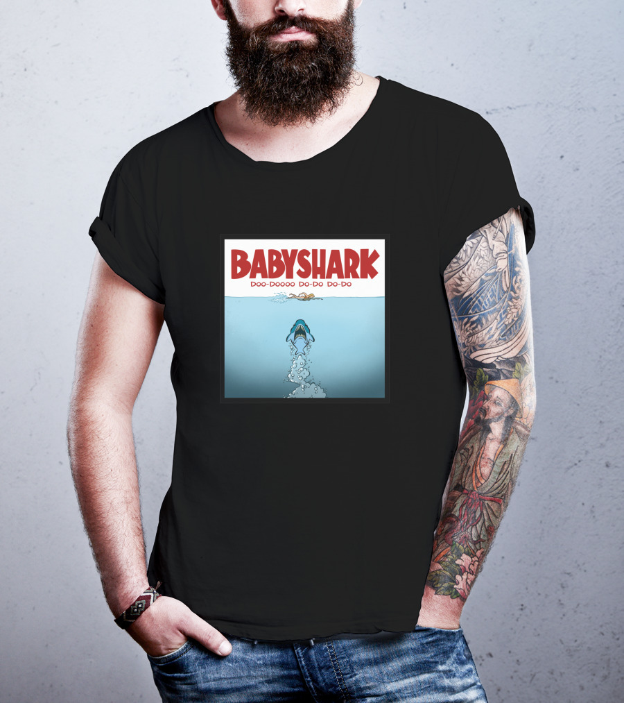 Baby Shark Doo-Doooo Do-Do Do-Do Parody Of Jaws T-Shirt