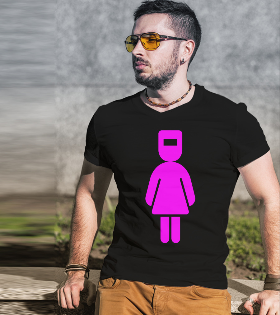 Pink Female Girl Lady Woman Welder Welding T-Shirt