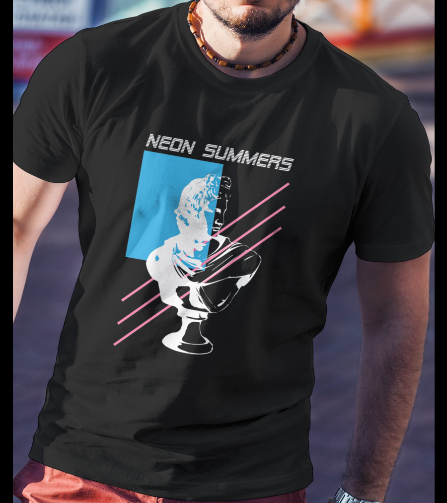 Neon Summers Apollo Bust T-Shirt