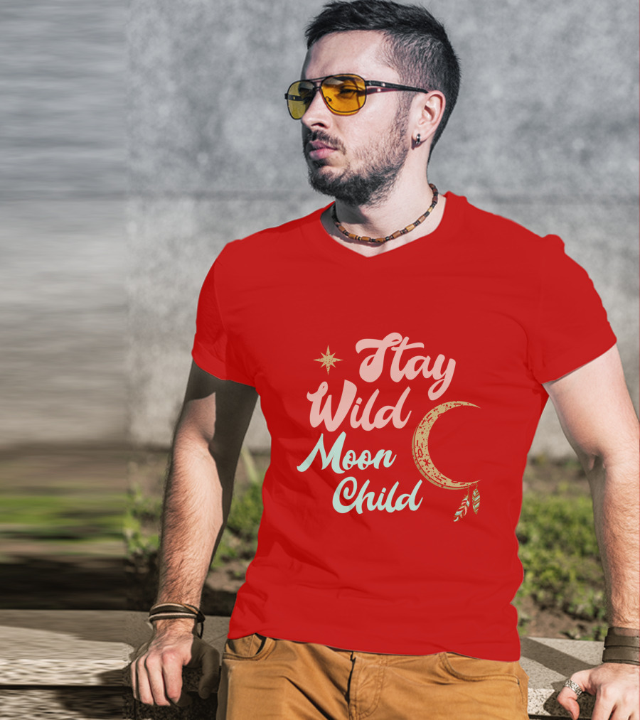Stay Wild Moon Child Star And Crescent T-Shirt
