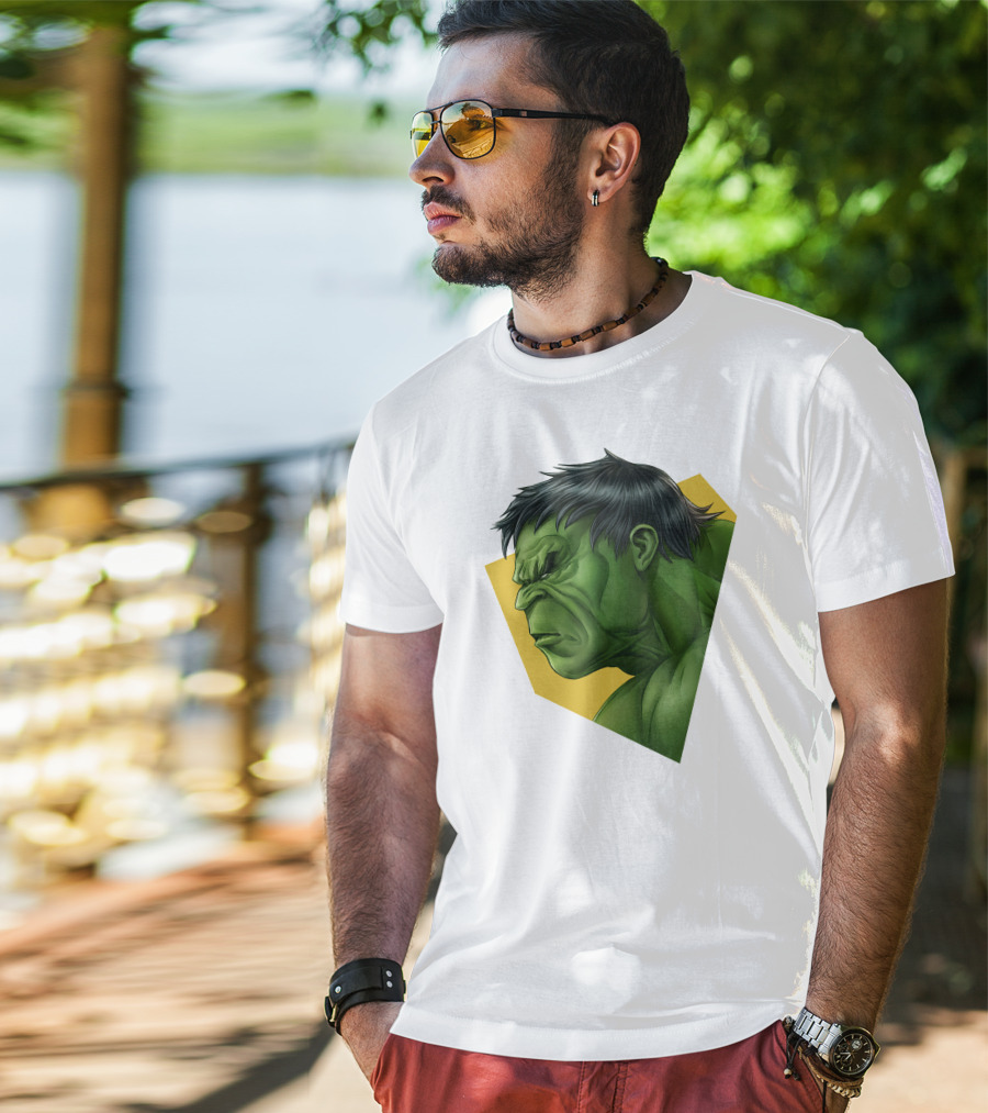 Hulk Avenger Green Muscle Hero T-Shirt