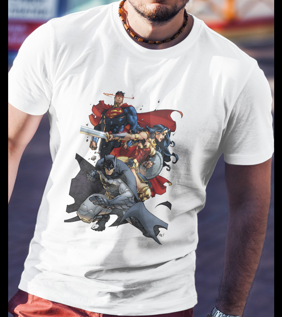 Justice League Trinity Superman Wonder Woman Batman T-Shirt