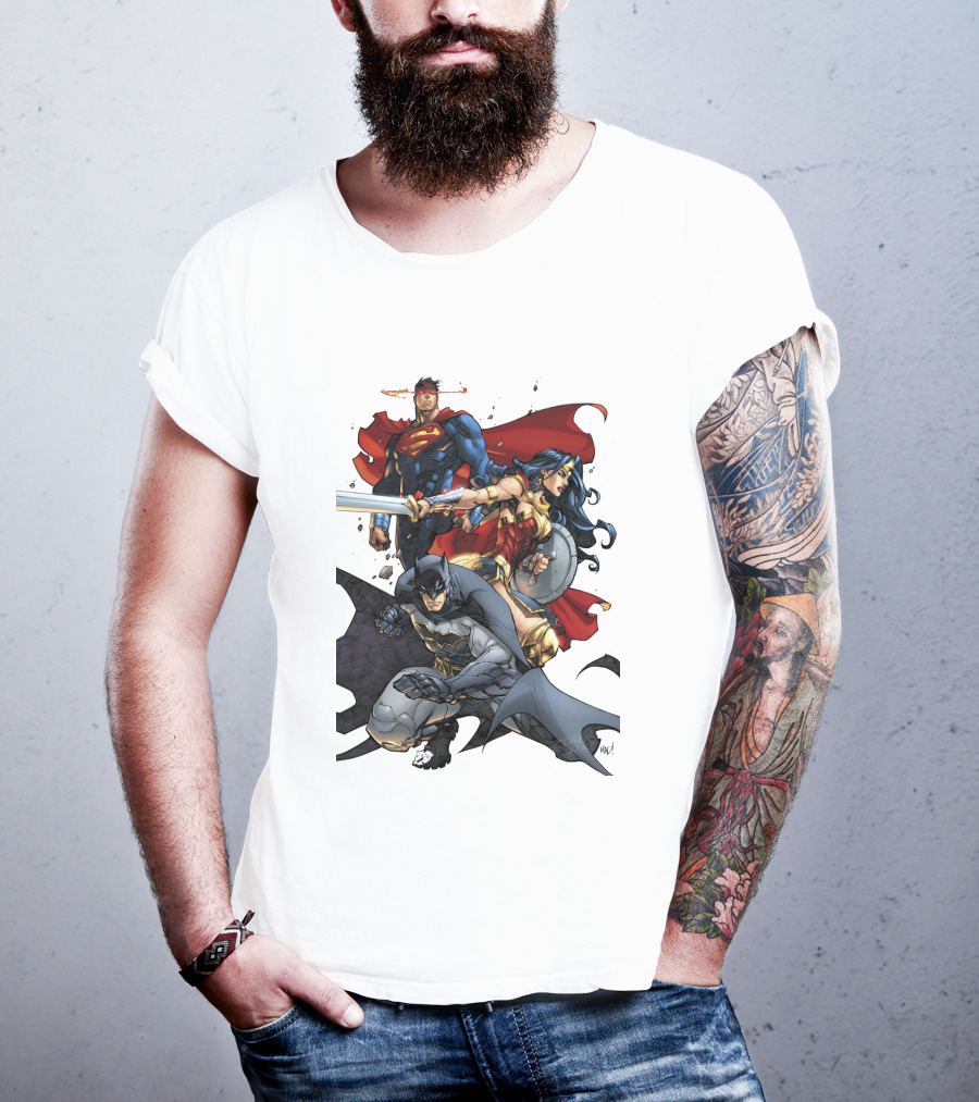 Justice League Trinity Superman Wonder Woman Batman T-Shirt