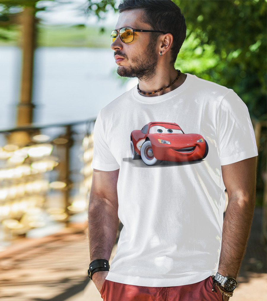 Lightning McQueen Pixar Cars Character T-Shirt