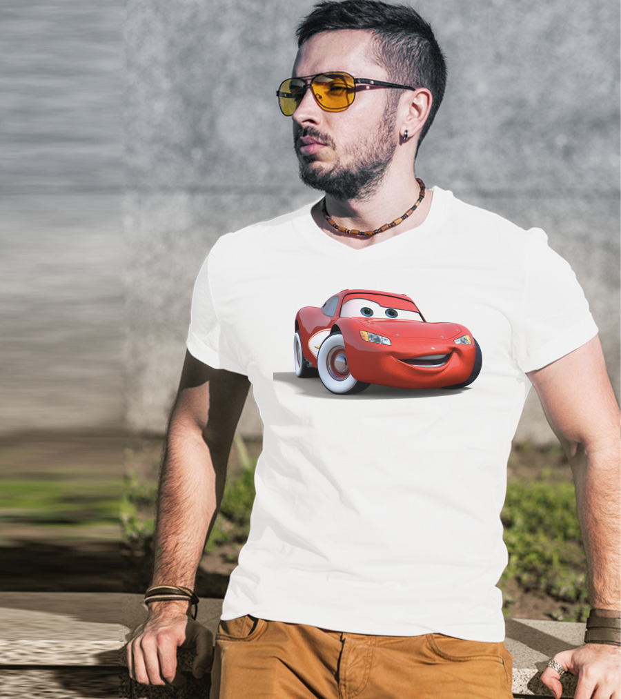 Lightning McQueen Pixar Cars Character T-Shirt