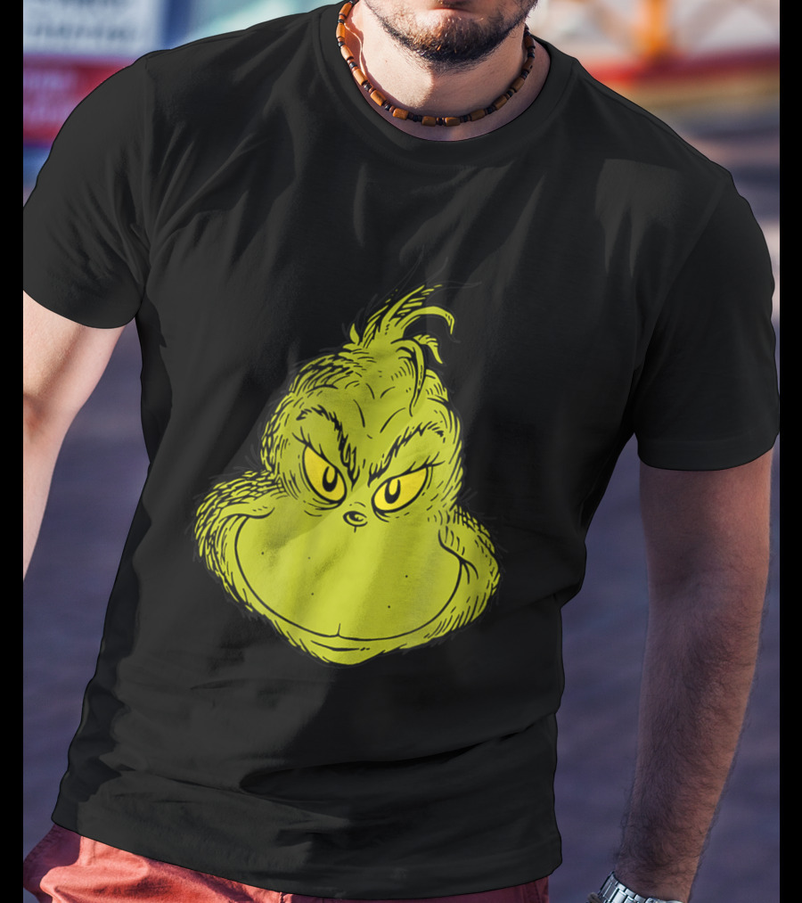 Dr Seuss Grinch Iconic Face Classic T-Shirt
