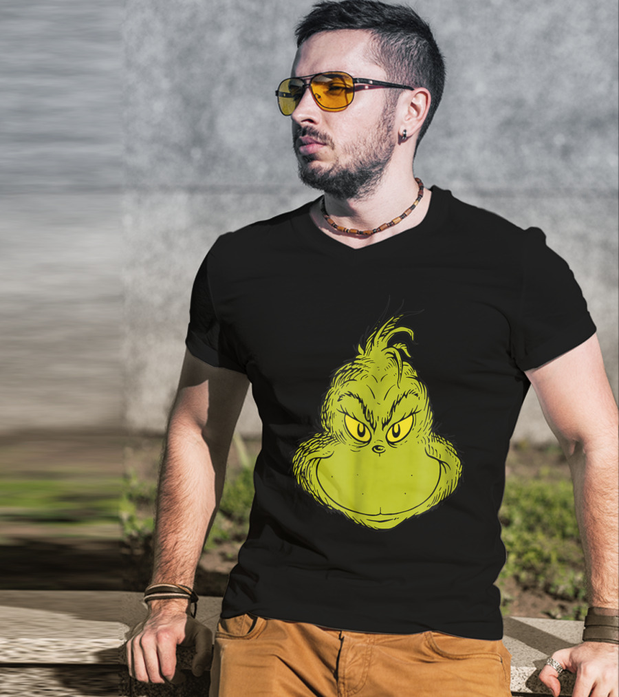 Dr Seuss Grinch Iconic Face Classic T-Shirt
