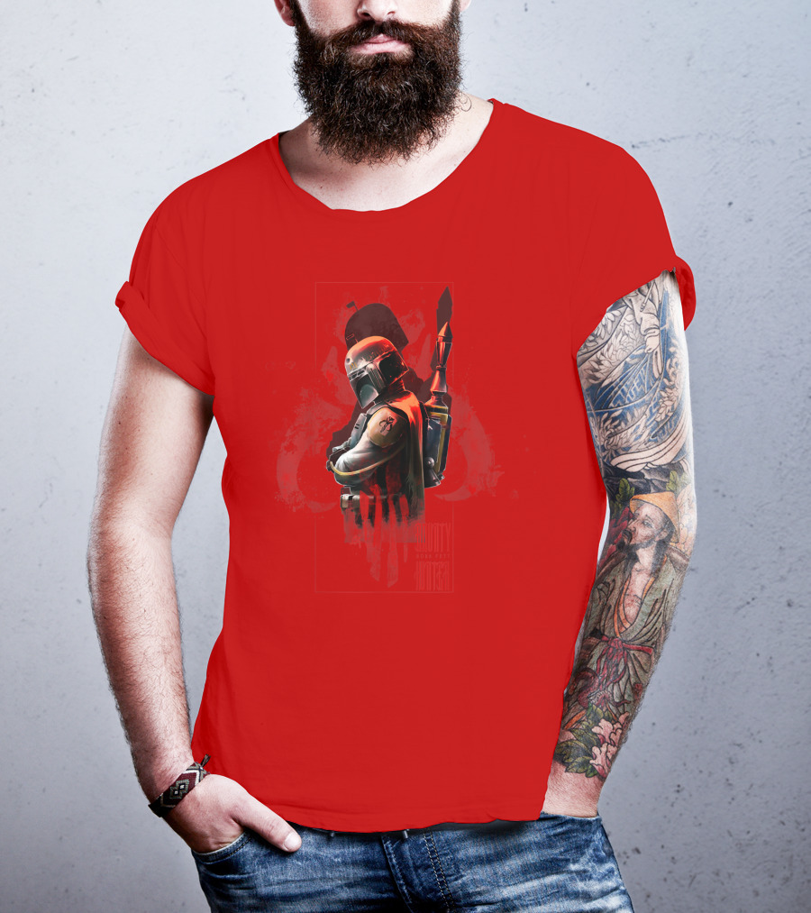 Star Wars Boba Fett Mandalorian Hunter Mythosaur Crest T-Shirt