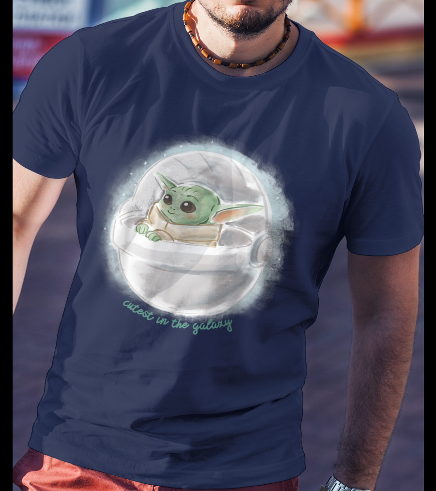 Star Wars The Mandalorian The Child Cutest In The Galaxy Floating Pod T-Shirt