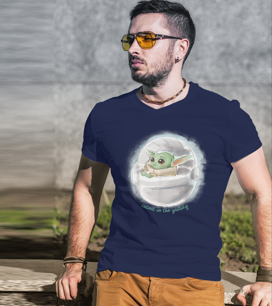 Star Wars The Mandalorian The Child Cutest In The Galaxy Floating Pod T-Shirt