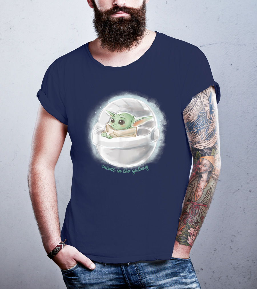 Star Wars The Mandalorian The Child Cutest In The Galaxy Floating Pod T-Shirt