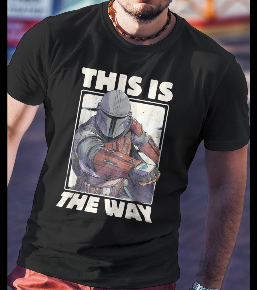 The Mandalorian This Is The Way Star Wars Action Pose T-Shirt